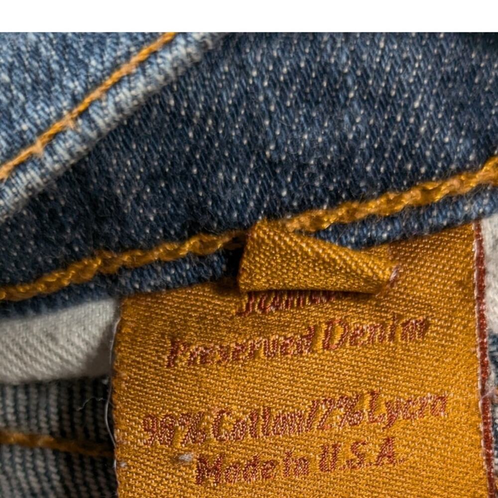 James Jeans Cured by Seun 35x32 Women’s Bootcut Flare Blue Denim USA Premium - Picture 5 of 5